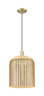 Arcadia One Light Pendant in Antique Brass (405|7161PABG55912ME)
