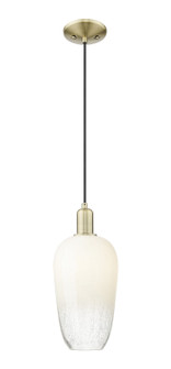 Arcadia One Light Mini Pendant in Antique Brass (405|7161PABG4847OP)