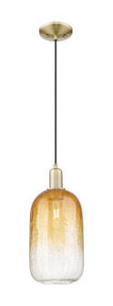 Arcadia One Light Mini Pendant in Antique Brass (405|7161PABG4827AM)