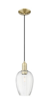 Arcadia One Light Pendant in Antique Brass (405|7161PABG4576CL)
