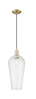 Arcadia One Light Mini Pendant in Antique Brass (405|7161PABG4568SDY)