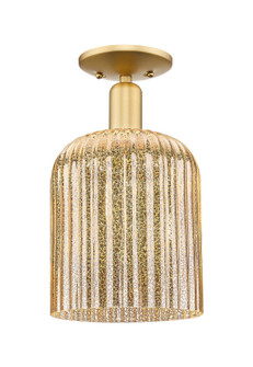 Arcadia One Light Semi-Flush Mount in Satin Gold (405|7161CSGG5598ME)