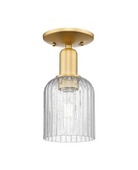 Arcadia One Light Semi-Flush Mount in Satin Gold (405|7161CSGG5595SDY)