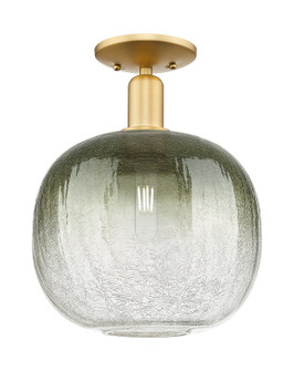 Arcadia One Light Semi-Flush Mount in Satin Gold (405|7161CSGG48110SL)