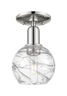 Arcadia One Light Semi-Flush Mount in Polished Nickel (405|7161CPNG12136CL)