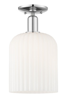 Arcadia One Light Semi-Flush Mount in Polished Chrome (405|7161CPCG5598GWH)
