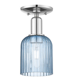 Arcadia One Light Semi-Flush Mount in Polished Chrome (405|7161CPCG5595BL)