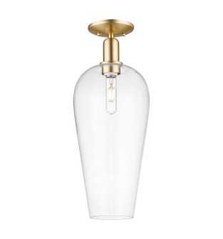 Arcadia One Light Semi-Flush Mount in Polished Chrome (405|7161CPCG4568CL)