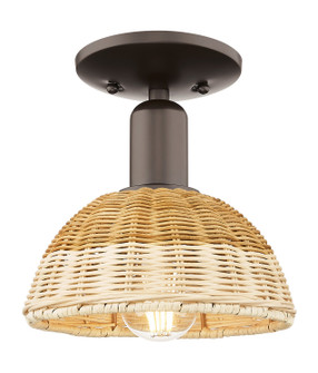 Arcadia One Light Semi-Flush Mount in Oil Rubbed Bronze (405|7161COBNBD275NAT)