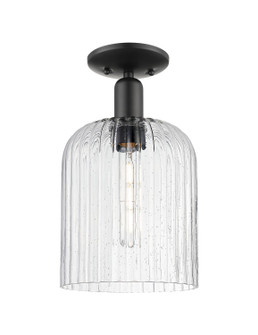 Arcadia One Light Semi-Flush Mount in Matte Black (405|7161CBKG5598SDY)