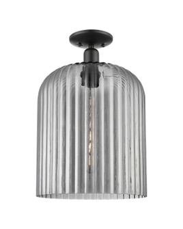 Arcadia One Light Semi-Flush Mount in Matte Black (405|7161CBKG55912SM)