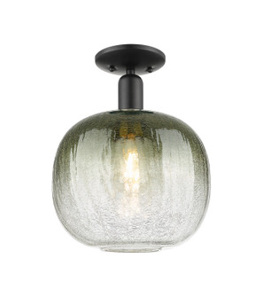 Arcadia One Light Semi-Flush Mount in Matte Black (405|7161CBKG48110SL)