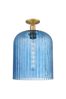Arcadia One Light Semi-Flush Mount in Brushed Brass (405|7161CBBG55912BL)