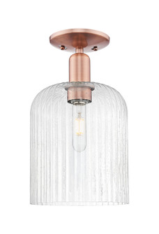 Arcadia One Light Semi-Flush Mount in Antique Copper (405|7161CACG5598SDY)