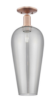 Arcadia One Light Semi-Flush Mount in Antique Copper (405|7161CACG4568SM)