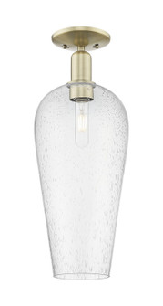 Arcadia One Light Semi-Flush Mount in Antique Brass (405|7161CABG4568SDY)