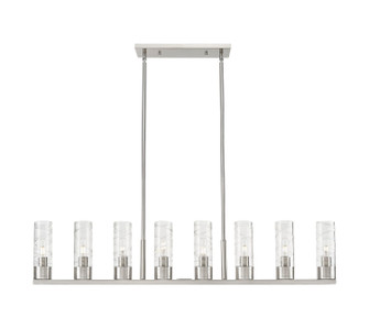 Downtown Urban Eight Light Linear Pendant in Satin Nickel (405|6178ISNG6178DE)
