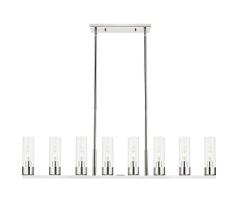 Downtown Urban Eight Light Linear Pendant in Polished Nickel (405|6178IPNG6178CL)
