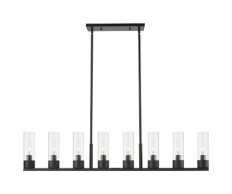 Downtown Urban Eight Light Linear Pendant in Matte Black (405|6178IBKG6178CL)