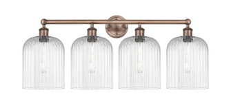 Edison Four Light Bath Vanity in Antique Copper (405|6164WACG5598CL)