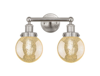 Edison Two Light Bath Vanity in Brushed Satin Nickel (405|6162WSNG2086)