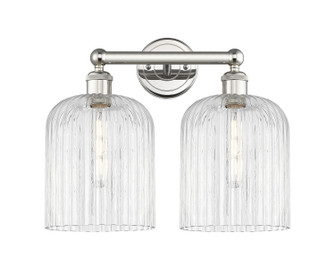 Edison Two Light Bath Vanity in Polished Nickel (405|6162WPNG5598CL)