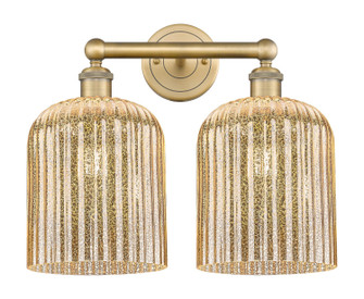 Edison Two Light Bath Vanity in Brushed Brass (405|6162WBBG5598ME)