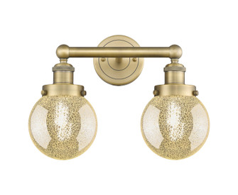 Edison Two Light Bath Vanity in Brushed Brass (405|6162WBBG2086)