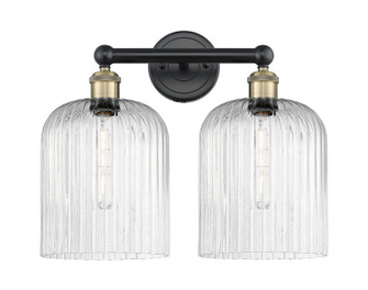 Edison Two Light Bath Vanity in Black Antique Brass (405|6162WBABG5598SDY)