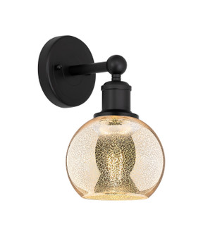 Edison One Light Wall Sconce in Matte Black (405|6161WBKG1286)