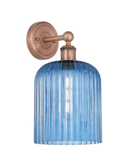 Edison One Light Wall Sconce in Antique Copper (405|6161WACG5598BL)