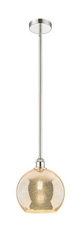 Edison One Light Mini Pendant in Polished Nickel (405|6161SPNG12810)