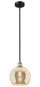 Edison One Light Mini Pendant in Black Antique Brass (405|6161SBABG12810)