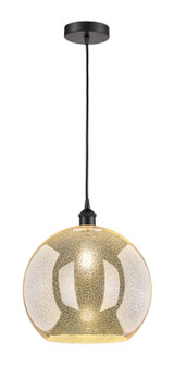 Edison One Light Pendant in Matte Black (405|6161PBKG12814)