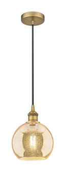 Edison One Light Mini Pendant in Brushed Brass (405|6161PBBG1288)