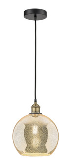 Edison One Light Mini Pendant in Black Antique Brass (405|6161PBABG12810)
