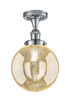 Edison One Light Semi-Flush Mount in Polished Chrome (405|6161FPCG2088)