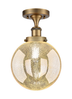 Edison One Light Semi-Flush Mount in Brushed Brass (405|6161FBBG2088)