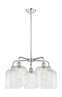 Ballston Five Light Chandelier in Polished Chrome (405|5165CRPCG5598CL)