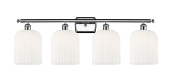 Ballston Four Light Bath Vanity in Polished Chrome (405|5164WPCG5598GWH)