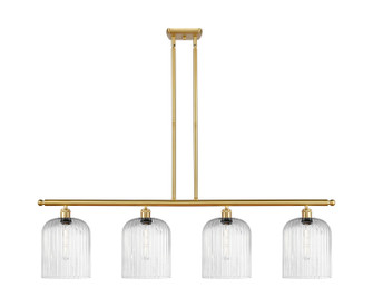 Ballston Four Light Island Pendant in Satin Gold (405|5164ISGG5598SDY)