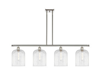 Ballston Four Light Island Pendant in Polished Nickel (405|5164IPNG5598CL)