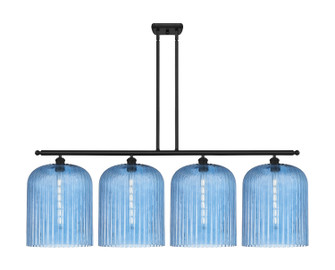 Ballston Four Light Island Pendant in Matte Black (405|5164IBKG55912BL)