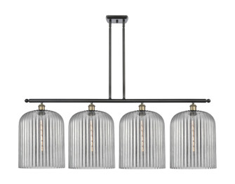 Ballston Four Light Island Pendant in Black Antique Brass (405|5164IBABG55912SM)