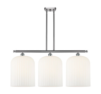 Ballston Three Light Island Pendant in Brushed Satin Nickel (405|5163ISNG55912GWH)