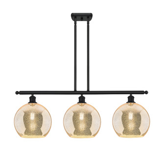 Ballston Three Light Island Pendant in Matte Black (405|5163IBKG12810)