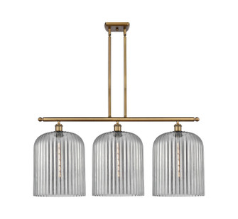 Ballston Three Light Island Pendant in Brushed Brass (405|5163IBBG55912SM)