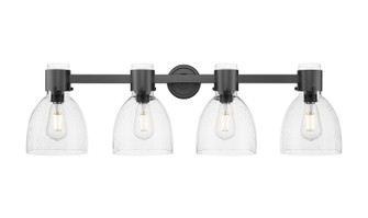 Downtown Urban Four Light Bath Vanity in Matte Black (405|4644WBKG464D7SDY)