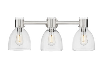 Downtown Urban Three Light Bath Vanity in Satin Nickel (405|4643WSNG464D7CL)