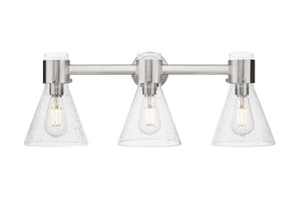 Downtown Urban Three Light Bath Vanity in Satin Nickel (405|4643WSNG464C7SDY)